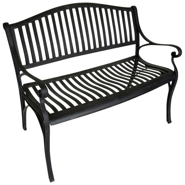 Cast aluminum deals bench